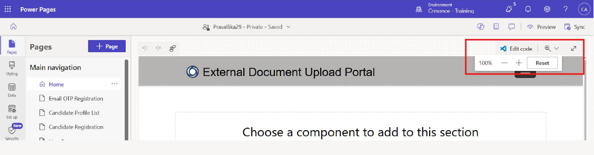 Application Processing Template